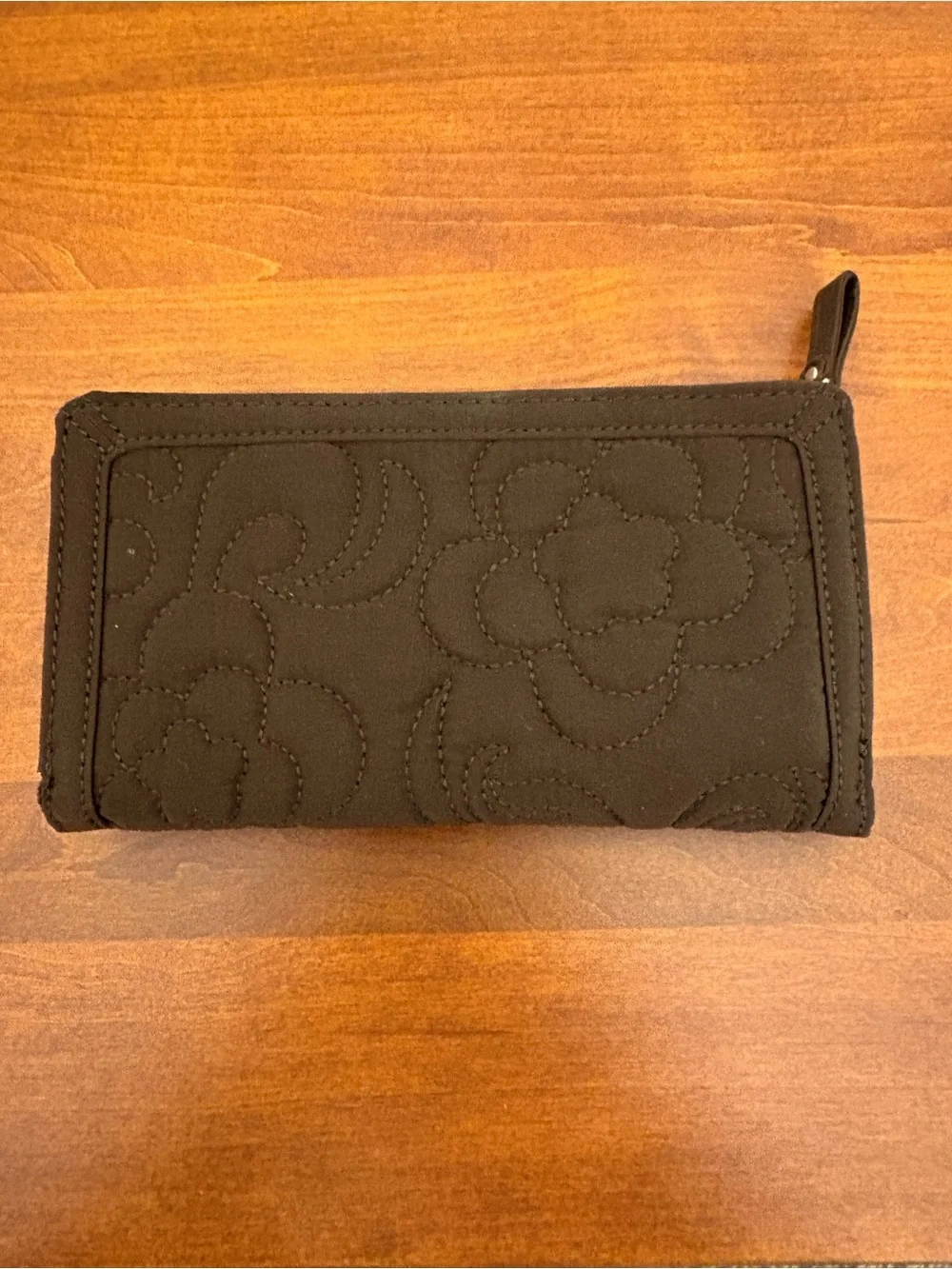 Vera  Bradley Large Quilted Brown Wallet